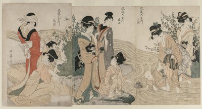 Provinzen Musashi, Omi, Yamashiro und Settsu von Kitagawa Utamaro