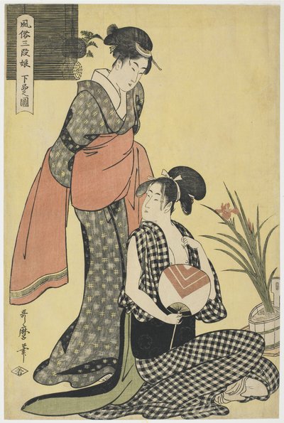 "Bild der Unterschicht" von Kitagawa Utamaro