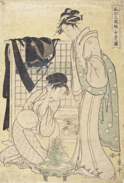 Bild der Mittelschicht von Kitagawa Utamaro