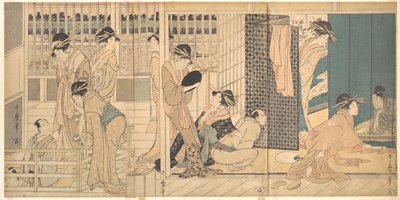 Szene in der Yoshiwara von Kitagawa Utamaro