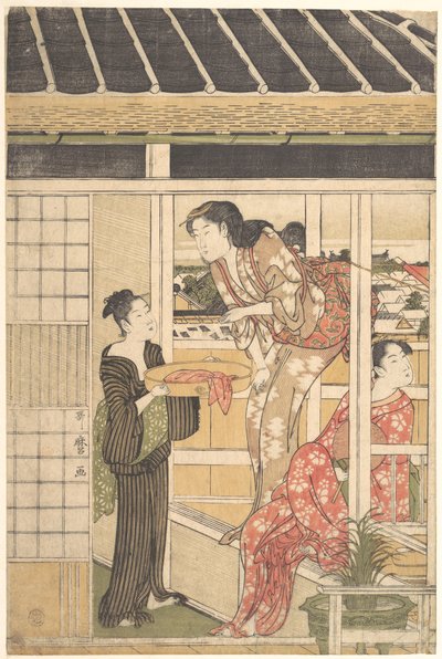 Waschtag von Kitagawa Utamaro