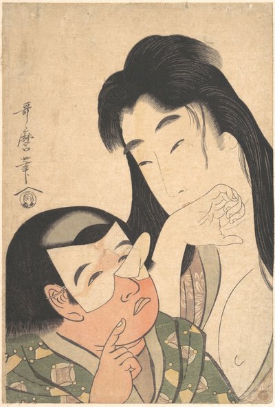 Yamauba und Kintarō von Kitagawa Utamaro