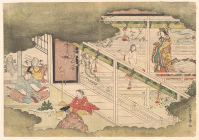 Eine Begebenheit aus den Erzählungen von Ise (Ise Monogatari) von Kitao Shigemasa