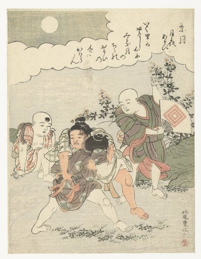 Der achte Monat von Kitao Shigemasa