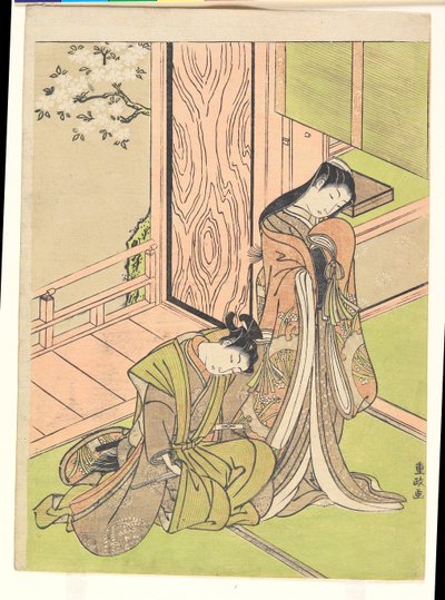Junge und Mädchen von Kitao Shigemasa