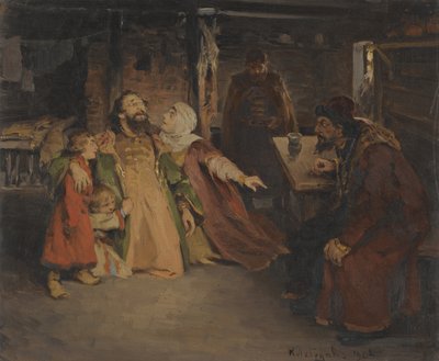 Iwan der Schreckliche von Klavdi Vasilyevich Lebedev
