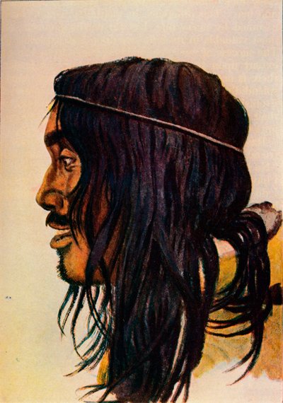 Studie eines Eskimos, ca. 1917, 1928 von Knud Johan Victor Rasmussen