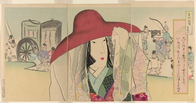 Sei Shonagon, aus der Serie Alte Muster (Kodai moyo) von Kobayashi Kiyochika