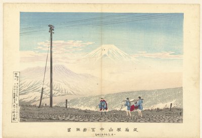 Blick auf den Fuji in den Hakone-Bergen von Kobayashi Kiyochika