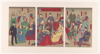 Darstellung der Trachten aller Länder von Kobayashi Kiyochika