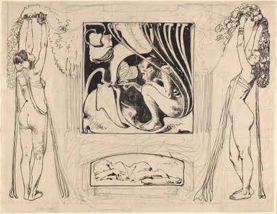 Allegorie des Sommers, in oder nach 1896 von Koloman Moser