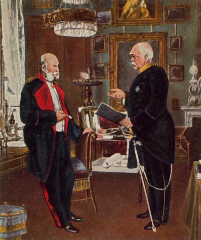 Kaiser und Kanzler von Konrad (after) Siemenroth