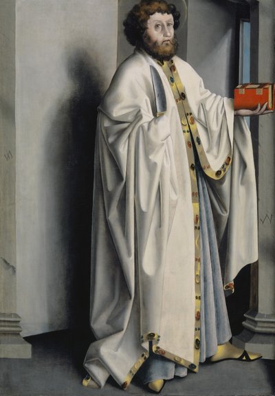 Heiliger Bartholomäus vom Heilspiegel-Altar von Konrad Witz