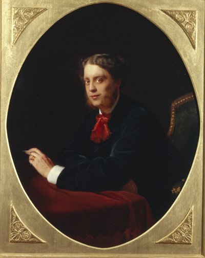 Porträt von Graf Nikolay Sergeyevich Stroganov, 1836-1905, 1865 von Konstantin Egorovich Makovsky