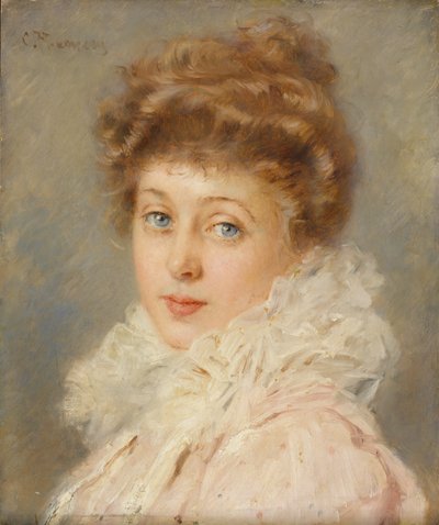 Porträt einer eleganten Frau von Konstantin Egorovich Makovsky