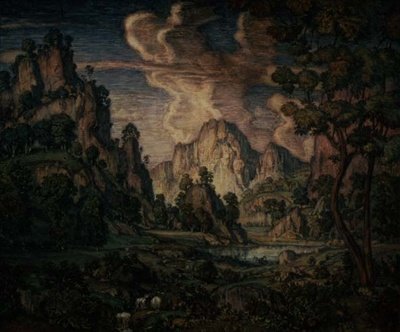 Klassische Landschaft von Konstantin Fedorovich Bogaevsky