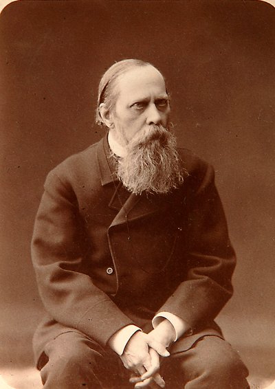 Mikhail Saltykov-Shchedrin, russischer Autor, 1880er Jahre von Konstantin Schapiro