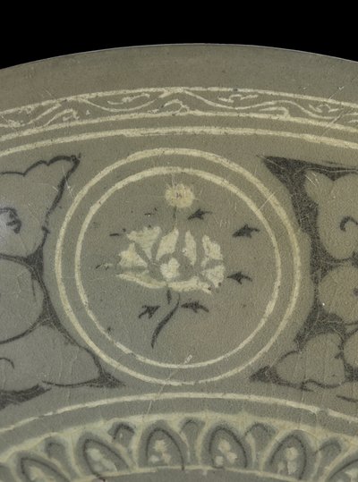 Schale mit Kranichen und Wolken, ca. 1150-1200 von Korean School