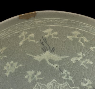 Schale mit Kranichen und Wolken, ca. 1150-1200 von Korean School