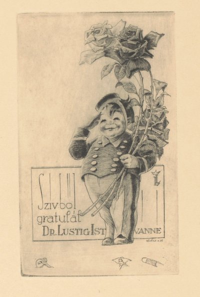 Glückwunsch von Istvan Lusztig von Kornél Révész