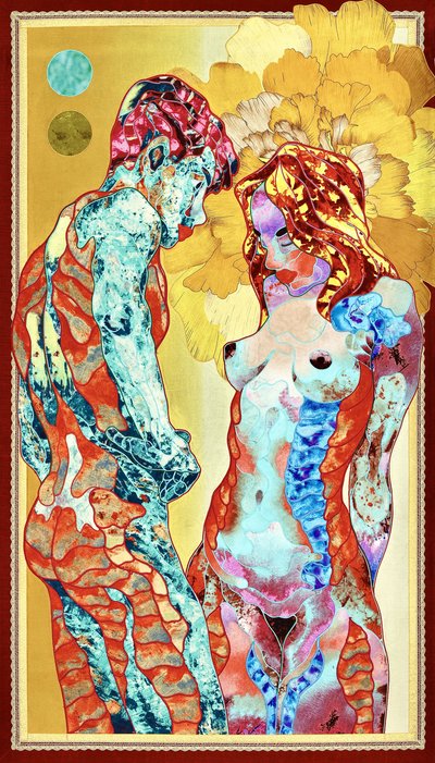 Lebendiges Adam und Eva von Kostyantin Malginov