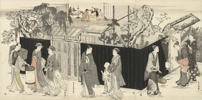 Rückkehr von einer Dichterversammlung, ca. 1785-89 von Kubo Shunman