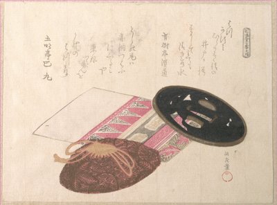 Tsuba (Schwertgriff) und Taschen von Kubo Shunman