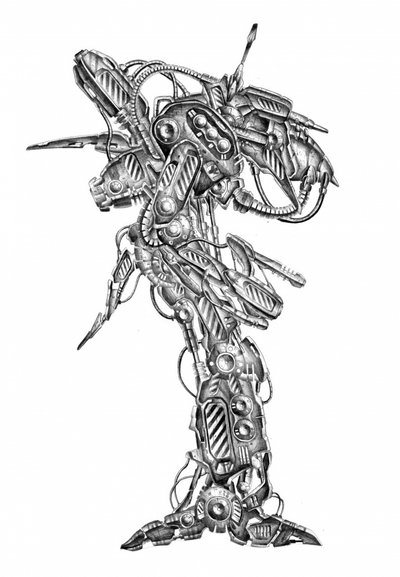 Komplexer mechanischer Roboter von Kulik