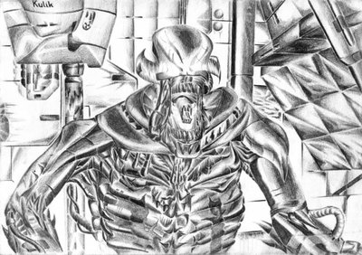 Bedrohliches Sci-Fi-Wesen von Kulik
