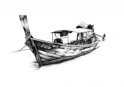 Thailändisches Langboot von Kulik