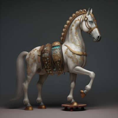 anthropomorphes Pferd von Kurt Heppke