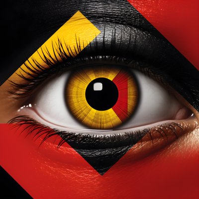 ein Auge, das wie eine Zielscheibe aussieht 4 von Kurt Heppke