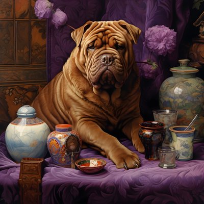 Reiche Farben im Stil von Grimmer, J.C. Leyendecker, Ivan Shishkin 4 von Kurt Heppke