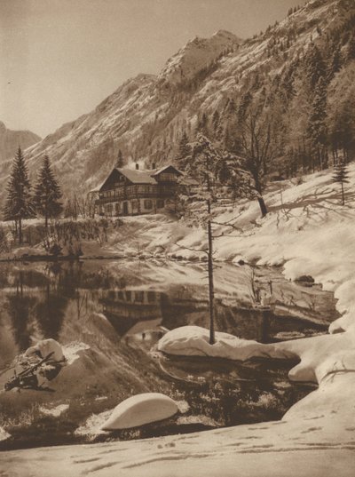 Der Christlessee bei Oberstdorf von Kurt Hielscher
