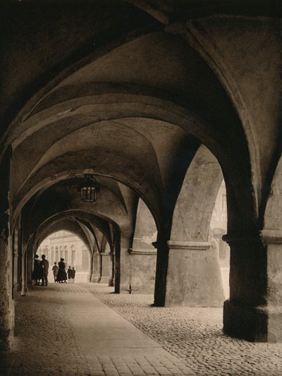 Görlitz - Arkaden auf dem Marktplatz von Kurt Hielscher