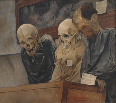 Drei Schädel aus dem Convento dei Cappucini in Palermo von Laurits Andersen Ring