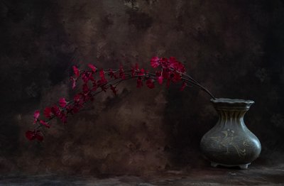 Rote Blume von LM Meng