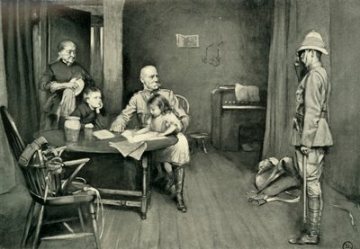 Lord Roberts im Orange Grove Inn: Ein charakteristisches Ereignis, 1901 von L. Daviel