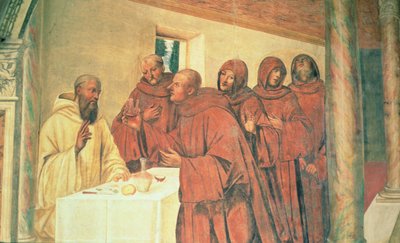 Kommunion, aus dem Leben des hl. Benedikt von L. Signorelli