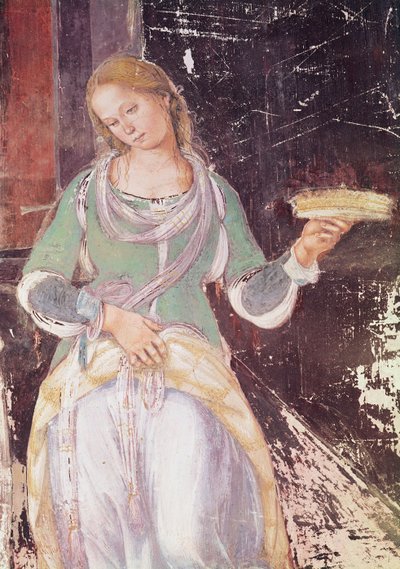Diener mit einem Korb (Detail) von L. and Sodoma, G. Signorelli