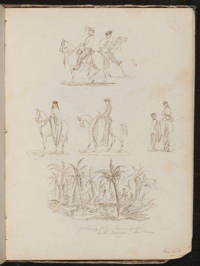 Vier Studien von Soldaten zu Pferd von Lady Butler