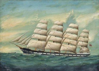Das viermastige Schiff 