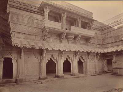 Innenraum von Man Mandir, Gwalior von Lala Deen Dayal