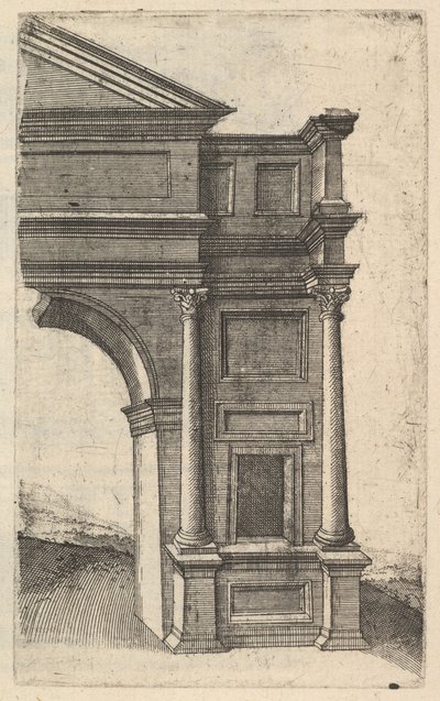 Hälfte eines Bogens [Porta Antonae] aus der Serie 