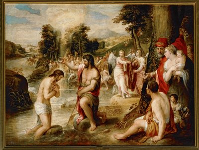 Die Taufe Christi von Lambert Sustris