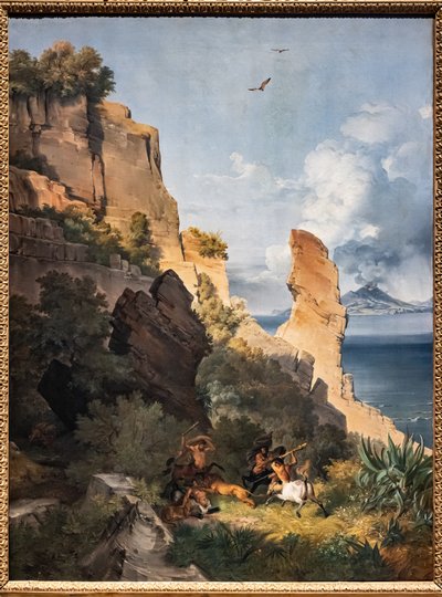 Landschaft mit Jagd der Kentauren von Lancelot Théodore Turpin de Crissé de Crissé