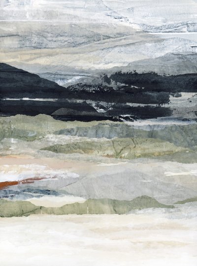 Neblige Bergschichten von Lara Eckerman