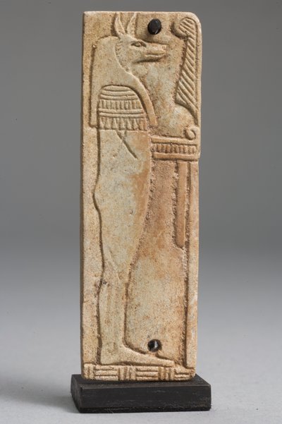 Plakette von Duamutef von Late Period Egyptian