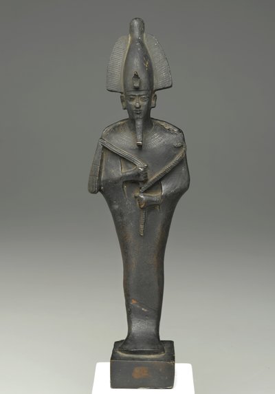 Stehende mumienförmige Figur des Osiris, 664-332 v. Chr. von Late Period Egyptian