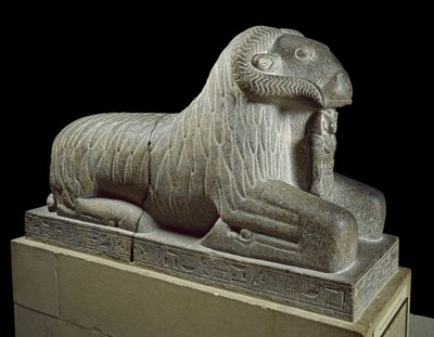 Statue des Widders von Amun, ca. 680 v. Chr. von Late Period Egyptian